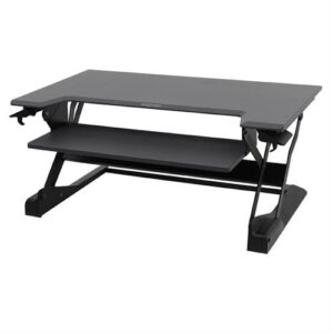 Ergotron WorkFit-TL (TAA Compliant) Standing Desk Workstation (Large) – Black