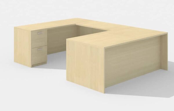 Elite Amber Straightfront U-Shaped Desk (Left Return) – 71 x 36 x 42